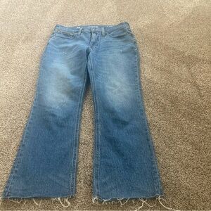 J. Crew Women’s Jeans Sz 26 9” Clyde Demi Boot Crop Re-Imagined  Length 25”